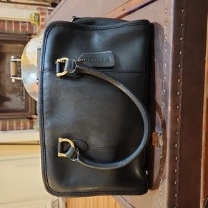 Vintage Coach Black Beaumont Satchel